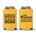 Graduation Koozies D15 - yellow