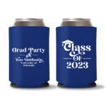 Graduation Koozies D16 - blue