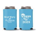 Graduation Koozies D16 - cyan