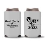 Graduation Koozies D16 - gray