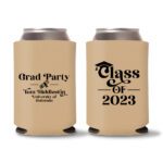 Graduation Koozies D16 - light brown