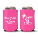 Graduation Koozies D16 - pink