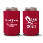 Graduation Koozies D16 - red