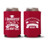 Graduation Koozies D17 - Red