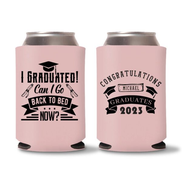 Graduation Koozies D17 - baby pink