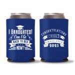 Graduation Koozies D17 - blue
