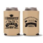Graduation Koozies D17 - light Brown