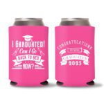 Graduation Koozies D17 - pink