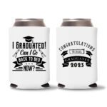 Graduation Koozies D17 - white