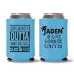 Graduation Koozies D18 - Cyan