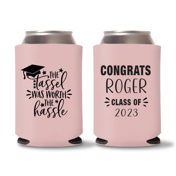 Graduation Koozies D19 - Baby pink