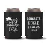 Graduation Koozies D19 - Black