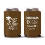 Graduation Koozies D19 - Dark Brown