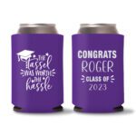 Graduation Koozies D19 - Purple