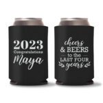 Graduation Koozies D20 - Black