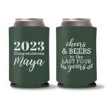 Graduation Koozies D20 - Green