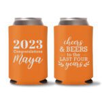 Graduation Koozies D20 - Orange
