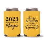 Graduation Koozies D20 - Yellow