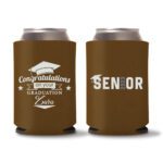 Graduation Koozies D22 - Dark Brown