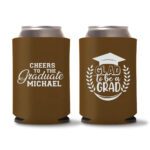 Graduation Koozies D24 - Dark Brown