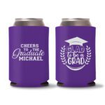 Graduation Koozies D24 - Purple
