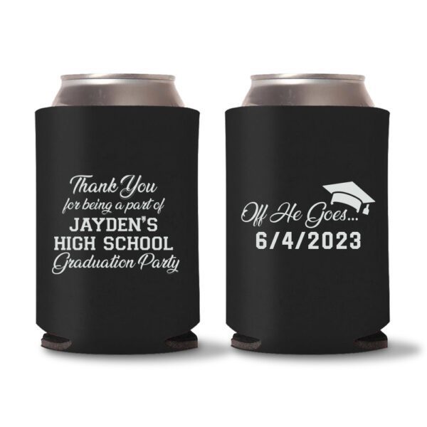 Graduation Koozies D26 - Black