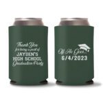 Graduation Koozies D26 - Green