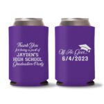 Graduation Koozies D26 - Purple