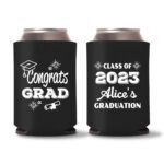 Graduation Koozies D27 - Black