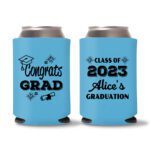 Graduation Koozies D27 - Cyan