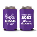 Graduation Koozies D27 - Purple