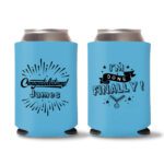 Graduation Koozies D28 - Cyan