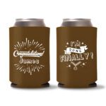 Graduation Koozies D28 - Dark Brown