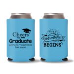 Graduation Koozies D29 - Cyan