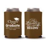Graduation Koozies D29 - Dark Brown