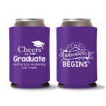 Graduation Koozies D29 - Purple