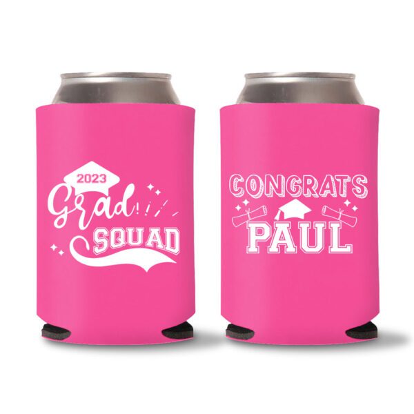 Graduation Koozies D30 - Pink