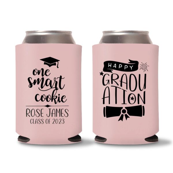 Graduation Koozies D31 - Baby Pink