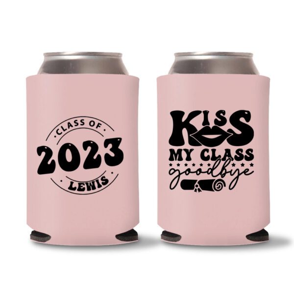 Graduation Koozies D32 - Baby Pink