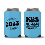Graduation Koozies D32 - Cyan