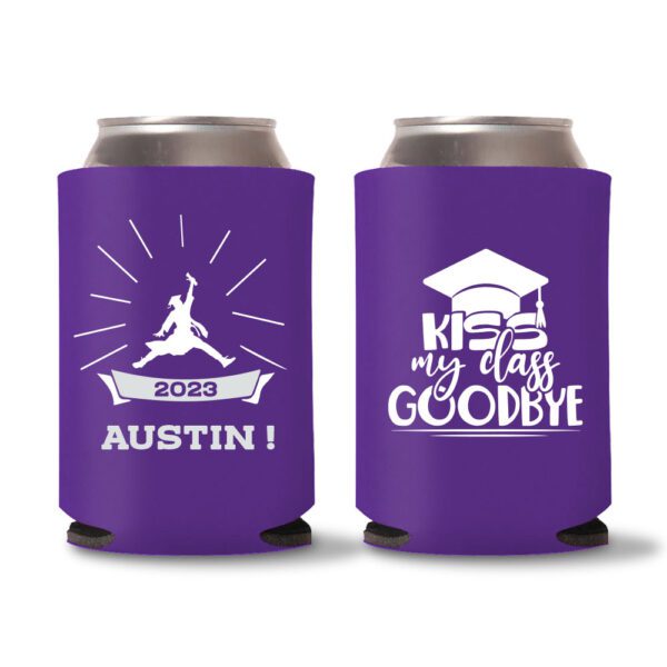 Graduation Koozies D33 - Purple