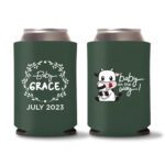 14. Baby Shower Koozie Custom - Green