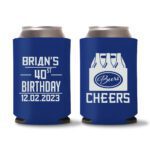 15. Blue - Custom Birthday Koozie Favors