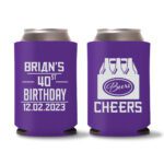 15. Purple - Custom Birthday Koozie Favors