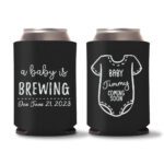 20. Black Baby Shower Koozies Custom