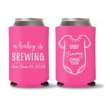 20. Pink Baby Shower Koozies Custom