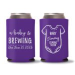 20. Purple Baby Shower Koozies Custom
