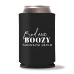 21st birthday koozie D12-Black