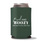 21st birthday koozie D12-Green