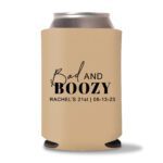 21st birthday koozie D12-Light Brown